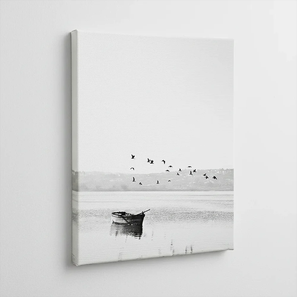 Black white slim canva
