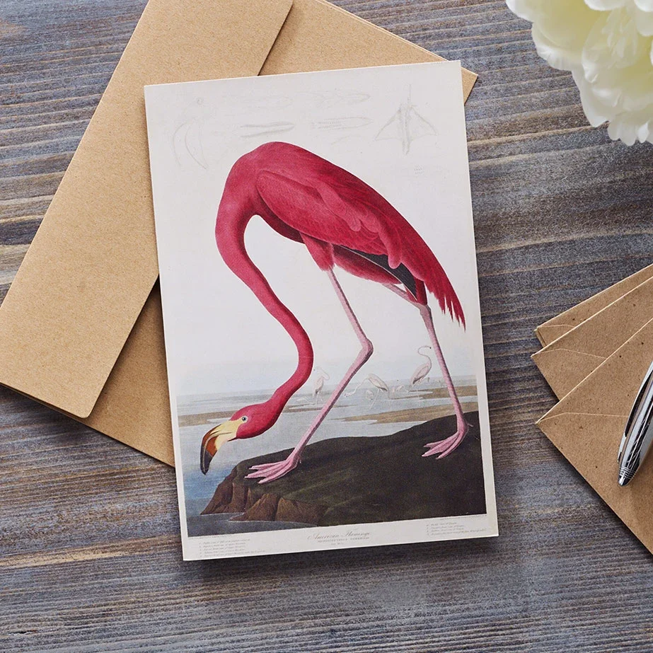 Fine art greetings card with kraft envelope