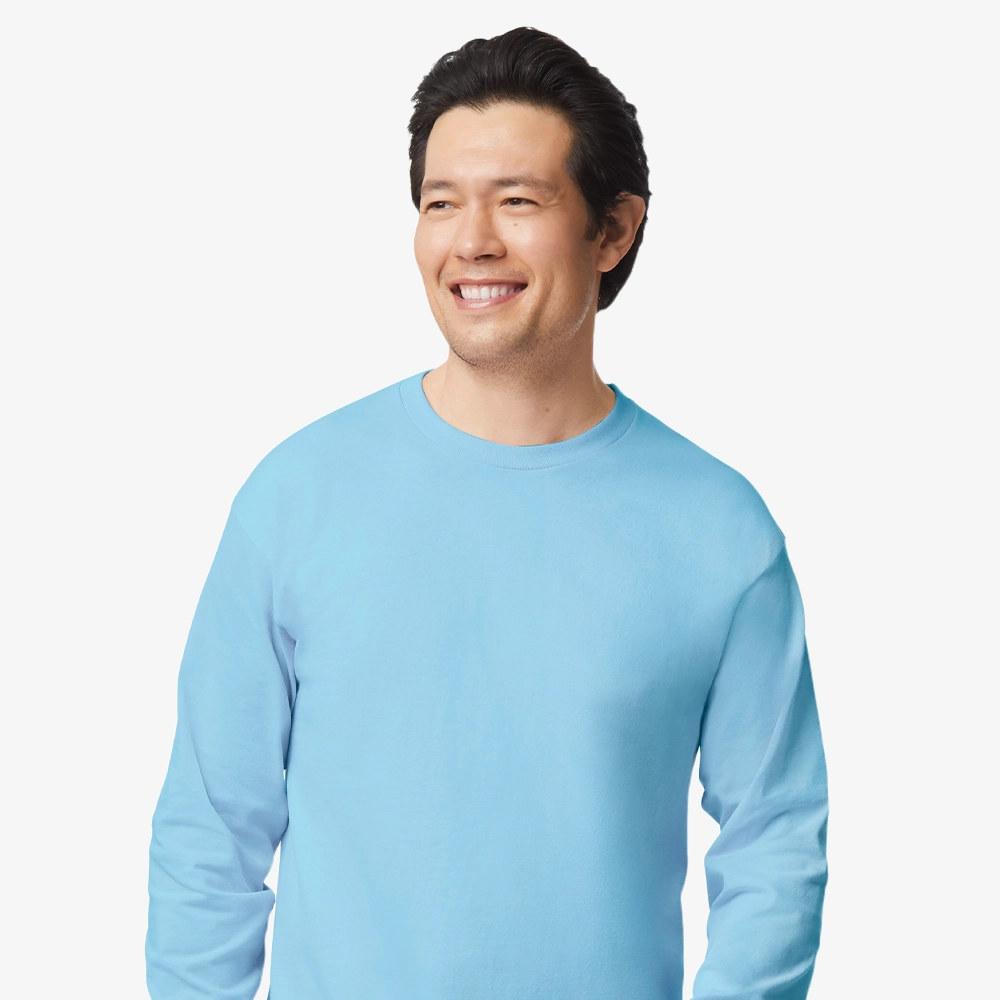 Gildan 2400 front_lightblue