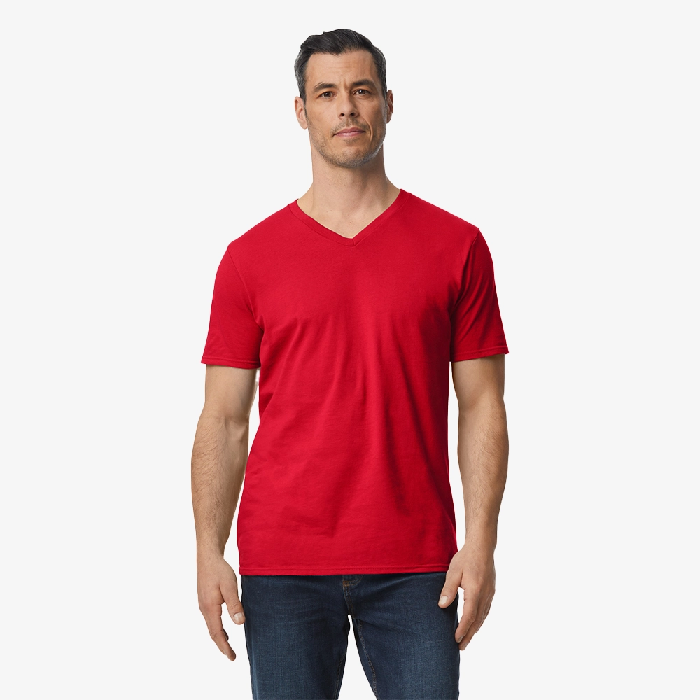 Gildan 64v00 front_red