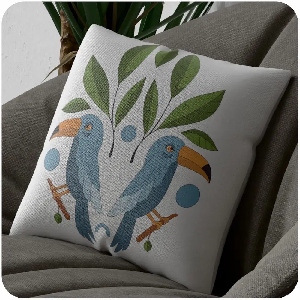 Square cushion preview
