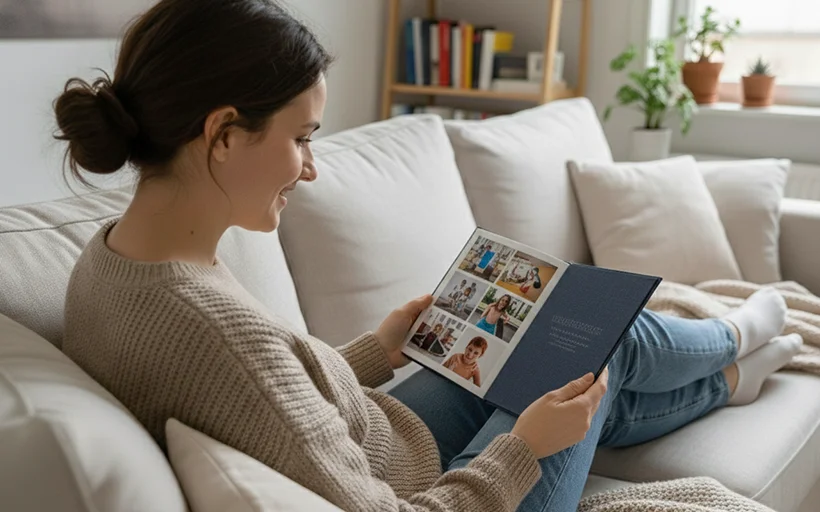 A Prodigi custom photo book