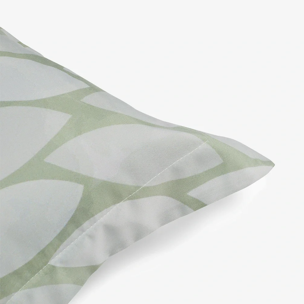 Prodigi pillow sham corner detail