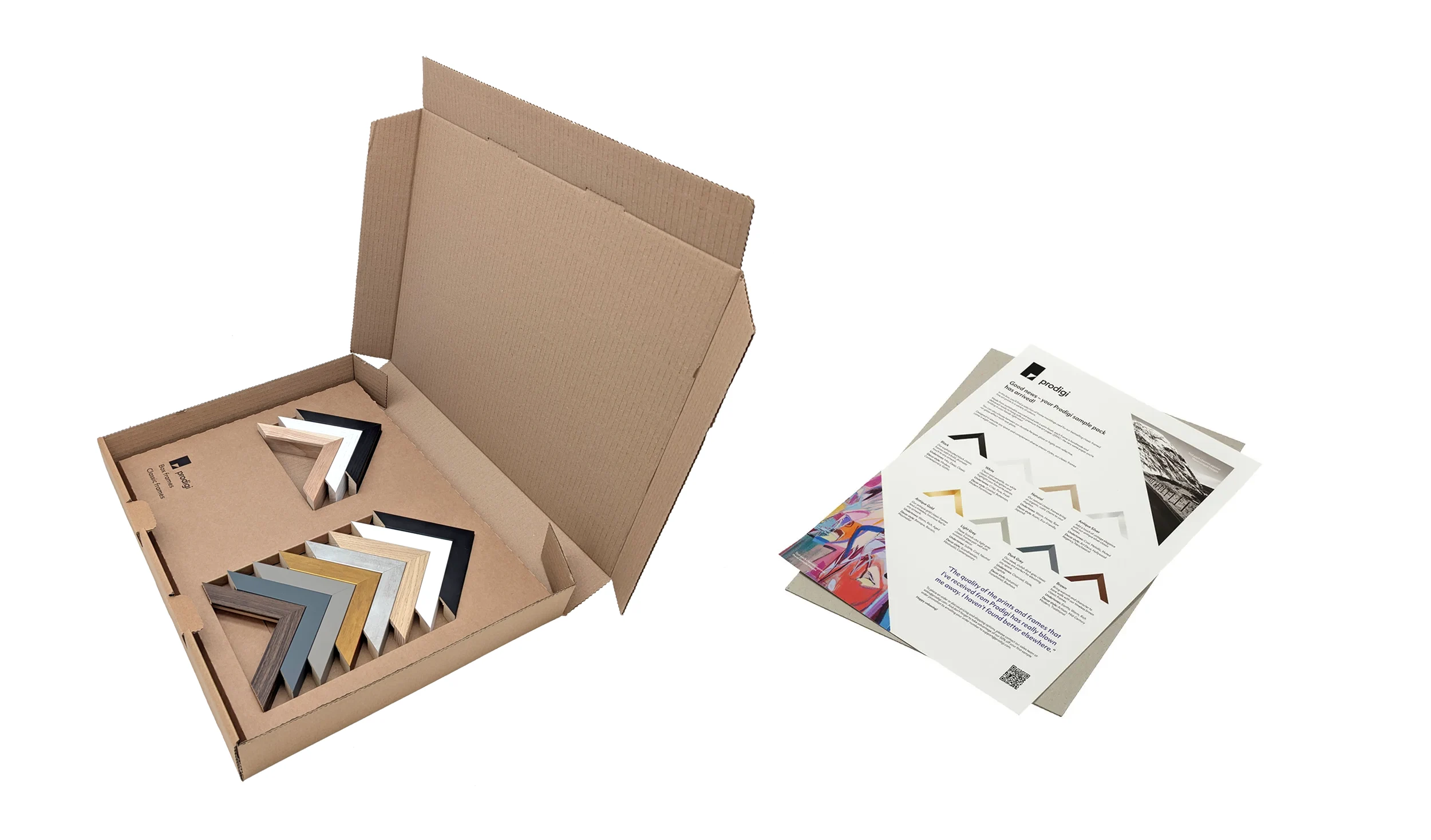 Classic & box frames sample pack
